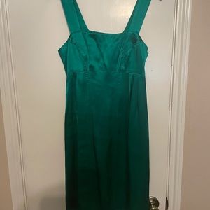 100% silk green Walter cocktail dress